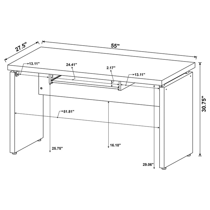 Skylar Desk Sets - National Warehouse Furniture (Buffalo, NY)
