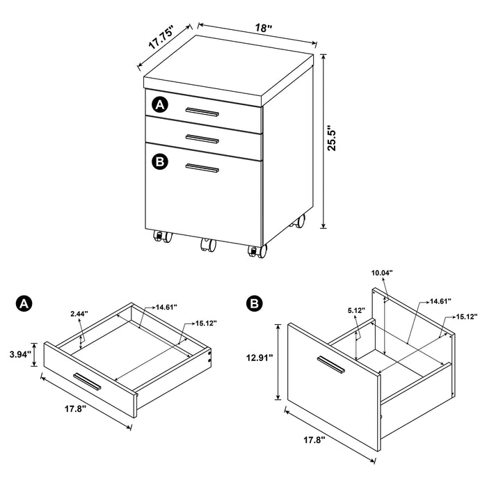 Skylar Desk Sets - National Warehouse Furniture (Buffalo, NY)