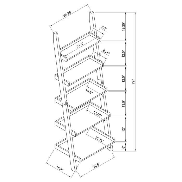 Colella Bookshelf - National Warehouse Furniture (Buffalo, NY)