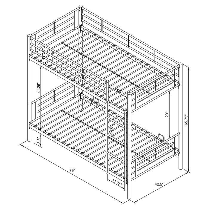 Hayward Bunk Beds - National Warehouse Furniture (Buffalo, NY)