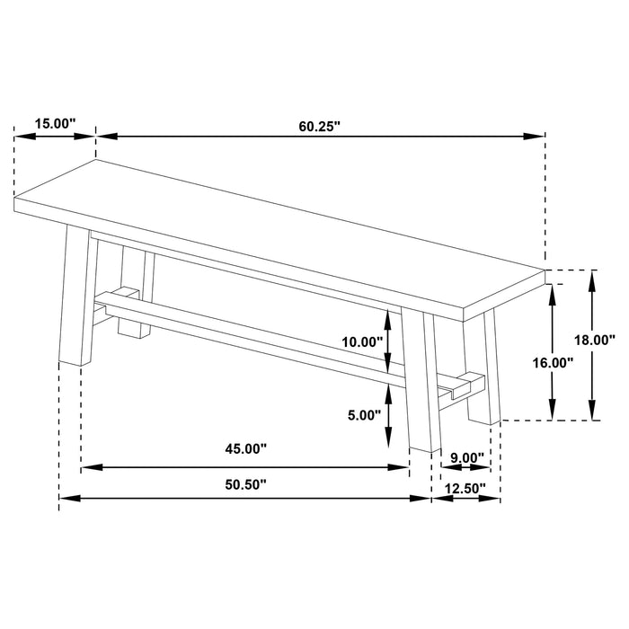Middleton Benches - National Warehouse Furniture (Buffalo, NY)