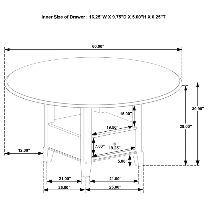 Twyla Dining Tables - National Warehouse Furniture (Buffalo, NY)