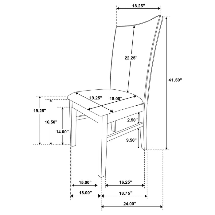 Sherwood Side Chairs - National Warehouse Furniture (Buffalo, NY)