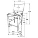 Ottowa Counter Stools - National Warehouse Furniture (Buffalo, NY)