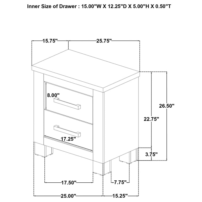 Oakglen Nightstands - National Warehouse Furniture (Buffalo, NY)