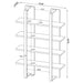 Danbrook Bookshelf - National Warehouse Furniture (Buffalo, NY)