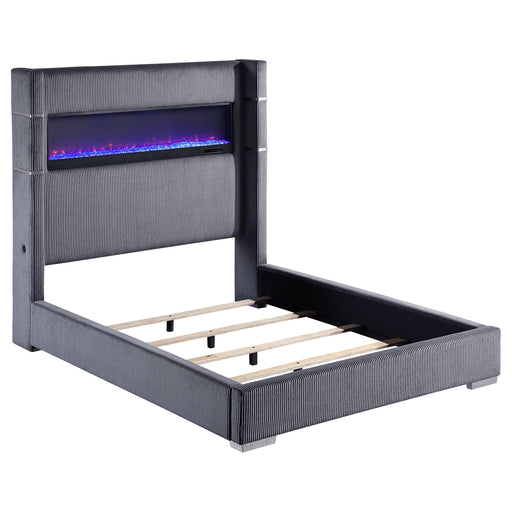 Tisdall California King, E.King & Queen Bed Grey, Black & Queen - National Warehouse Furniture (Buffalo, NY)