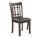 Lavon Padded Dining Side Chairs Espresso and Black (Set of 2) - National Warehouse Furniture (Buffalo, NY)