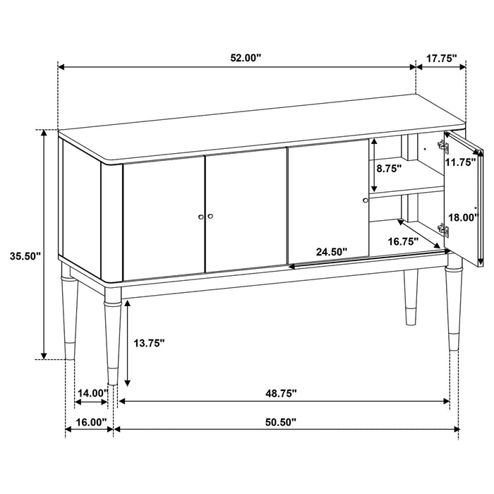 Reseda Sideboards - National Warehouse Furniture (Buffalo, NY)