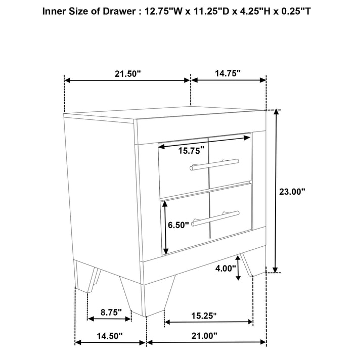Trenton Nightstands - National Warehouse Furniture (Buffalo, NY)
