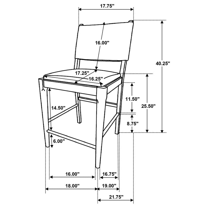 Ottowa 5 Pc Counter Height Dining Sets - National Warehouse Furniture (Buffalo, NY)