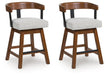 Ralene Counter Height Barstool (Set of 2) - National Warehouse Furniture (Buffalo, NY)