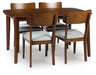 Tameride Dining Table and 4 Chairs (Set of 5) - National Warehouse Furniture (Buffalo, NY)