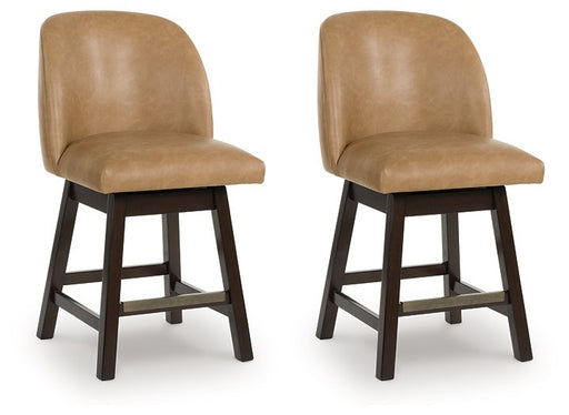 Neymorton Counter Height Barstool (Set of 2) - National Warehouse Furniture (Buffalo, NY)