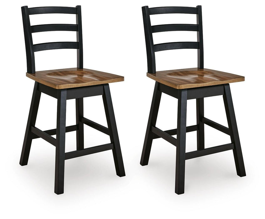 Wildenauer Counter Height Swivel Barstool - National Warehouse Furniture (Buffalo, NY)