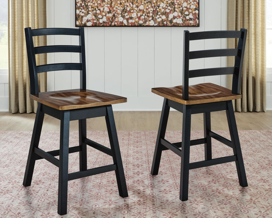 Wildenauer Counter Height Swivel Barstool - National Warehouse Furniture (Buffalo, NY)