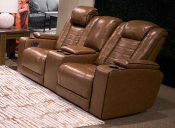 Gruaro Power Reclining Loveseat with Console - National Warehouse Furniture (Buffalo, NY)