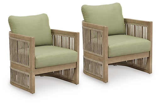 Serena Shores Outdoor Lounge Chair (Set of 2) - National Warehouse Furniture (Buffalo, NY)