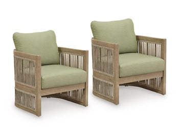 Serena Shores Outdoor Lounge Chair (Set of 2) - National Warehouse Furniture (Buffalo, NY)