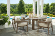 Serene Bay Outdoor Dining Set - National Warehouse Furniture (Buffalo, NY)