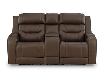 Knightington Power Reclining Loveseat with Audio Seating - National Warehouse Furniture (Buffalo, NY)