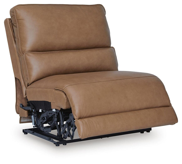 DeepWakes Reclining Sectional with Storage Console - National Warehouse Furniture (Buffalo, NY)