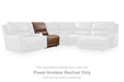 DeepWakes Reclining Sectional with Storage Console - National Warehouse Furniture (Buffalo, NY)