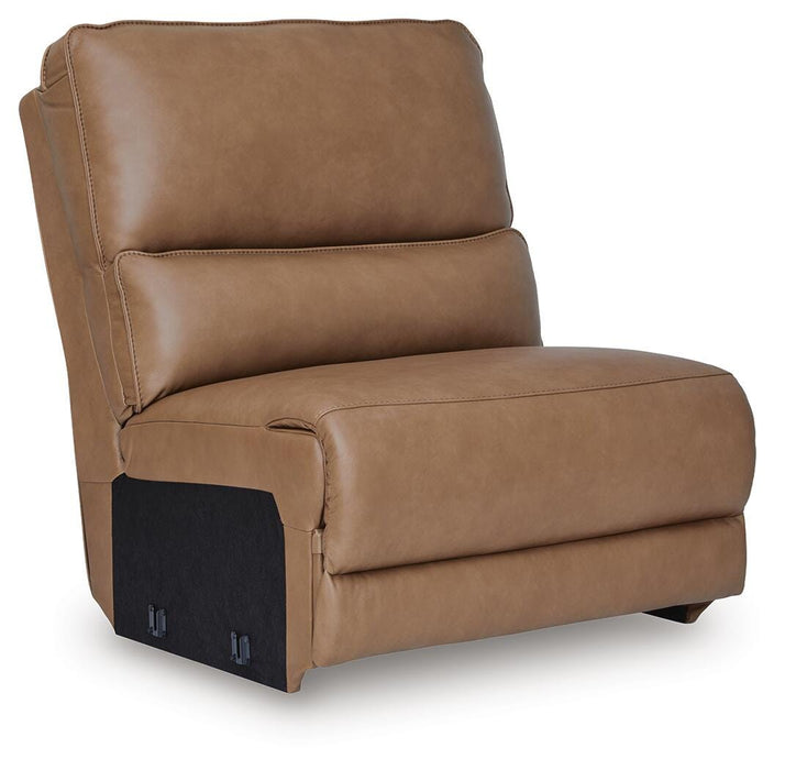DeepWakes Reclining Sectional with Storage Console - National Warehouse Furniture (Buffalo, NY)