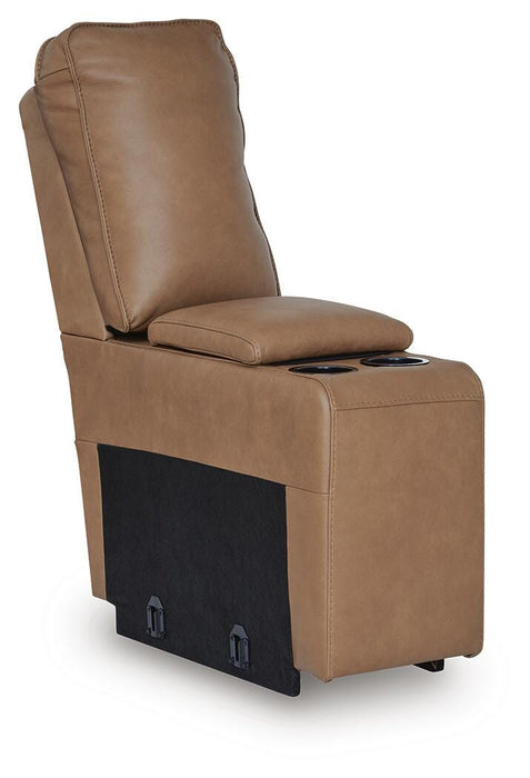 DeepWakes Reclining Sectional with Storage Console - National Warehouse Furniture (Buffalo, NY)