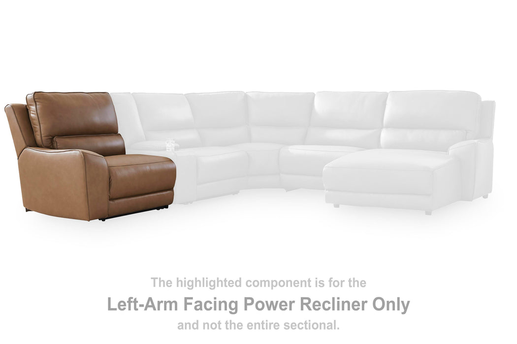 DeepWakes Reclining Sectional with Storage Console - National Warehouse Furniture (Buffalo, NY)