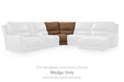 DeepWakes Reclining Sectional with Storage Console - National Warehouse Furniture (Buffalo, NY)