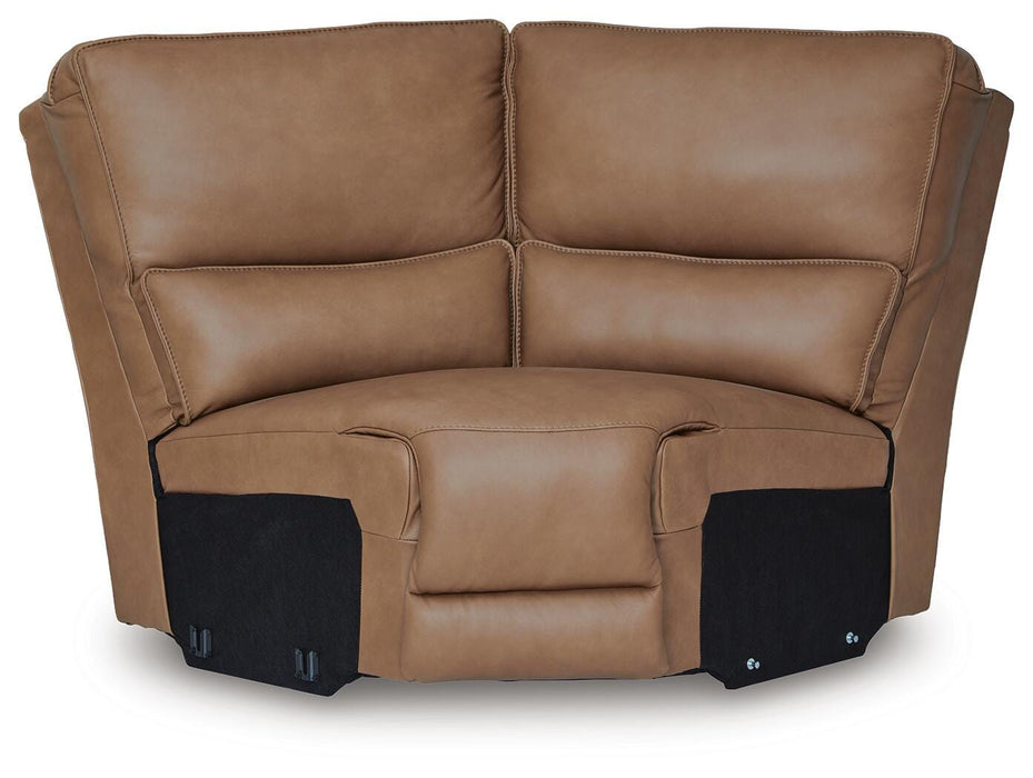 DeepWakes Reclining Sectional with Storage Console - National Warehouse Furniture (Buffalo, NY)