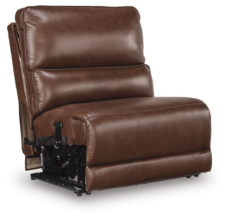DeepWakes Reclining Sectional with Storage Console - National Warehouse Furniture (Buffalo, NY)