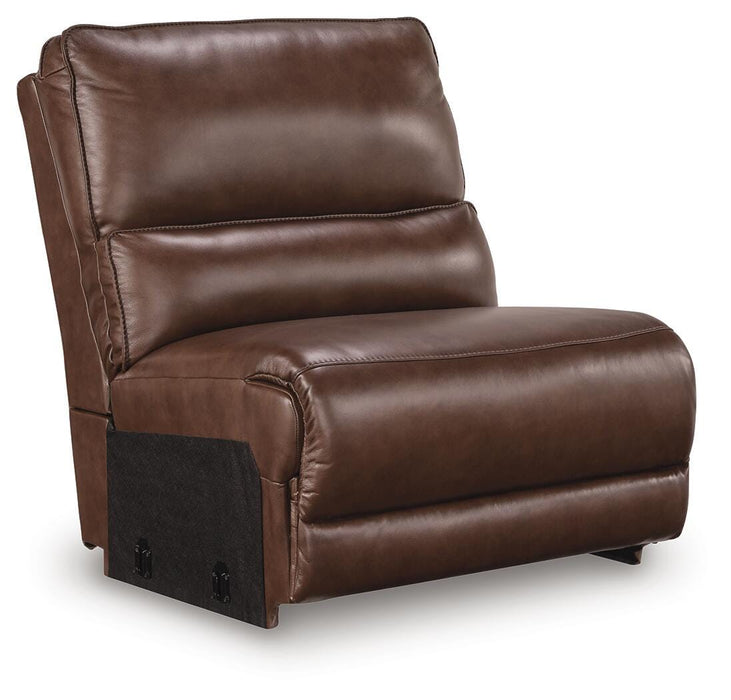 DeepWakes Reclining Sectional with Storage Console - National Warehouse Furniture (Buffalo, NY)