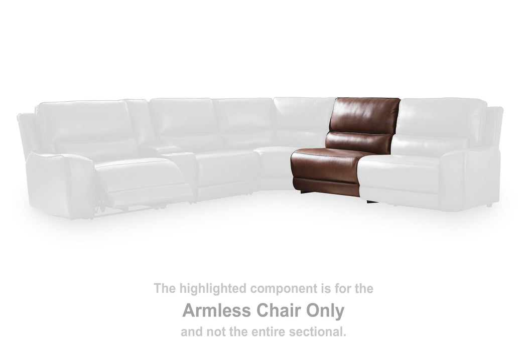 DeepWakes Reclining Sectional with Storage Console - National Warehouse Furniture (Buffalo, NY)