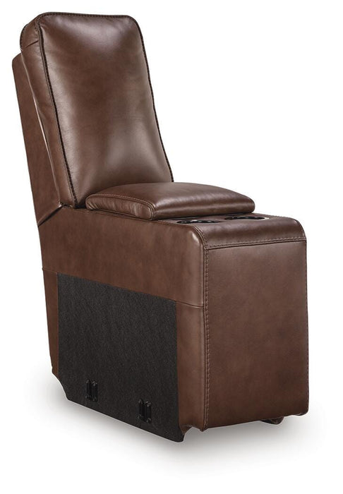 DeepWakes Reclining Sectional with Storage Console - National Warehouse Furniture (Buffalo, NY)
