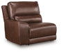 DeepWakes Reclining Sectional with Storage Console - National Warehouse Furniture (Buffalo, NY)