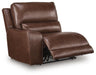 DeepWakes Reclining Sectional with Storage Console - National Warehouse Furniture (Buffalo, NY)