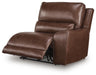 DeepWakes Reclining Sectional with Storage Console - National Warehouse Furniture (Buffalo, NY)
