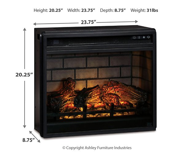 Wildenauer 76" TV Stand with Electric Fireplace - National Warehouse Furniture (Buffalo, NY)
