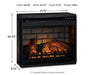 Wildenauer 76" TV Stand with Electric Fireplace - National Warehouse Furniture (Buffalo, NY)