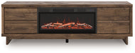 Zadilyn 72" TV Stand with Electric Fireplace - National Warehouse Furniture (Buffalo, NY)
