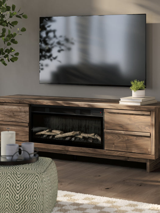 Zadilyn 72" TV Stand with Electric Fireplace - National Warehouse Furniture (Buffalo, NY)