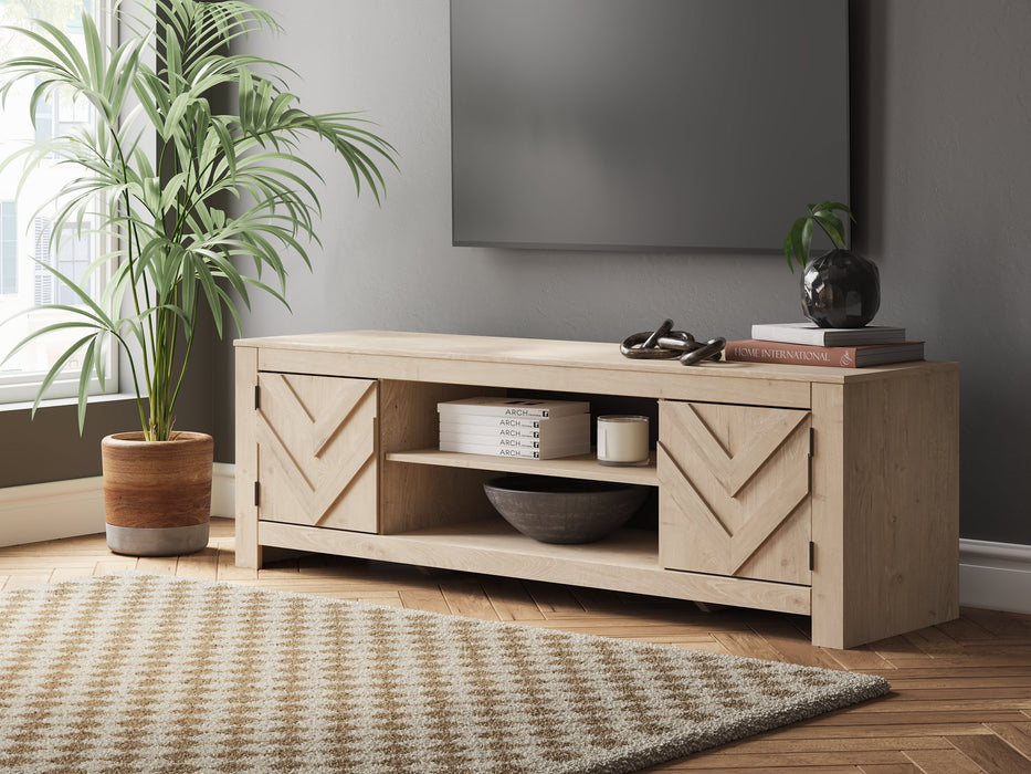 Cayboni 71" TV Stand with Electric Fireplace