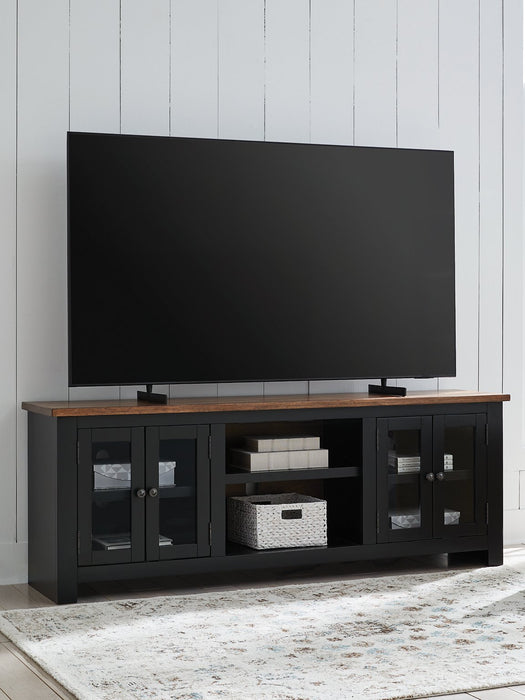 Wildenauer 76" TV Stand with Electric Fireplace - National Warehouse Furniture (Buffalo, NY)