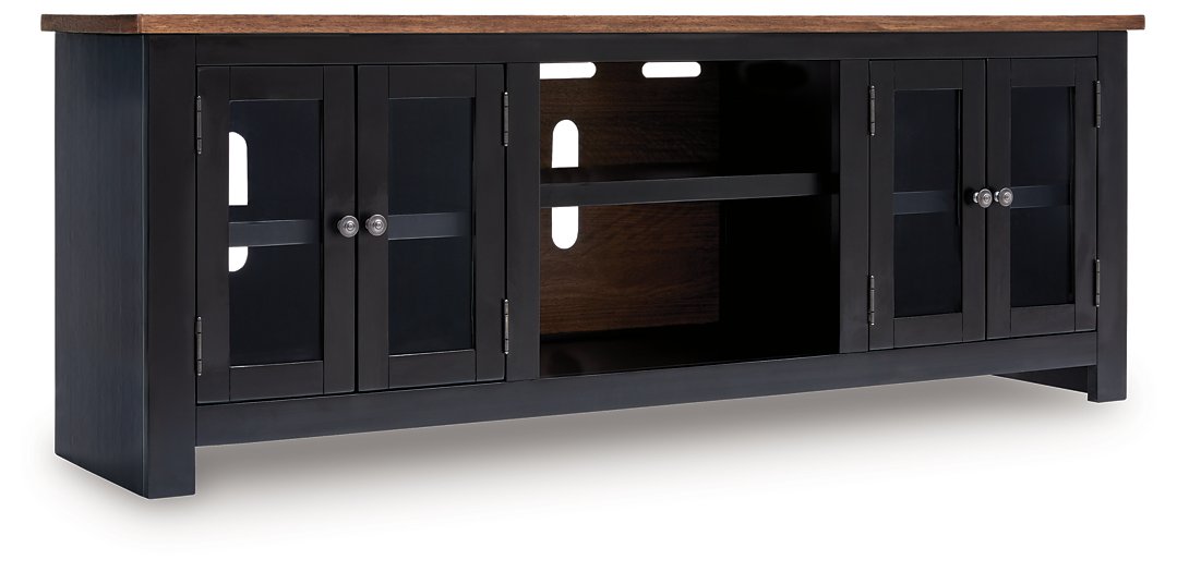 Wildenauer 76" TV Stand with Electric Fireplace - National Warehouse Furniture (Buffalo, NY)