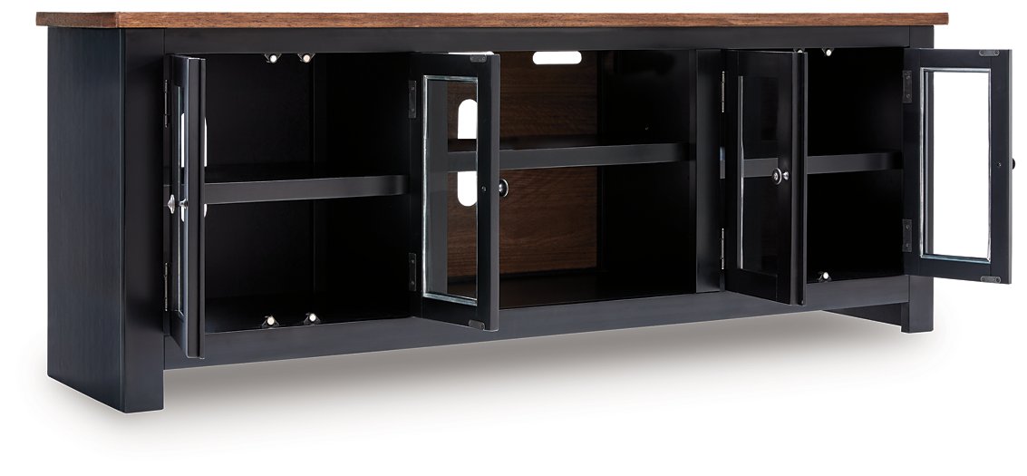 Wildenauer 76" TV Stand with Electric Fireplace - National Warehouse Furniture (Buffalo, NY)
