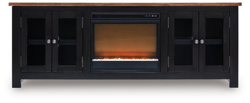 Wildenauer 76" TV Stand with Electric Fireplace - National Warehouse Furniture (Buffalo, NY)