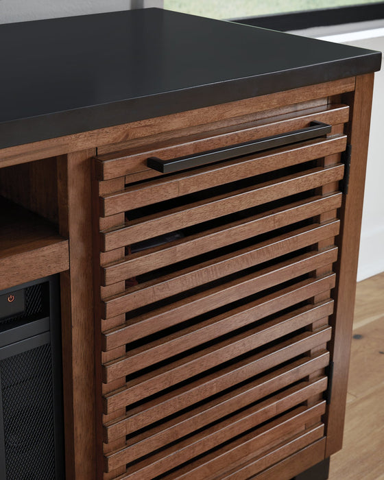 Kallari 84" TV Stand with Electric Fireplace - National Warehouse Furniture (Buffalo, NY)