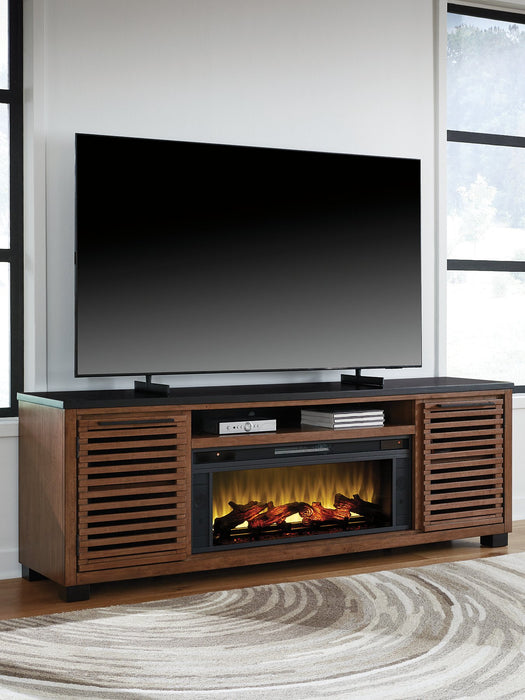 Kallari 84" TV Stand with Electric Fireplace - National Warehouse Furniture (Buffalo, NY)